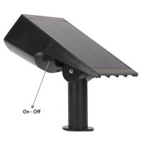 Aktive - 6 Balizas solares LED 2 en 1, emiten luz cálida 5-10 lúmenes, con estaca para suelo o posición de pared, sin cables, resistentes a la intemperie (IP24), autonomía hasta 8 horas, iluminación versátil para exteriores - details 4
