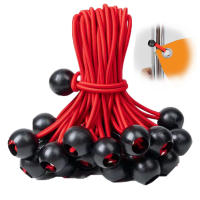 Bungee Cables De Bola Para Sujeción De Tarpacaña 50-Pcs Camping Refugio Carga Paredes De Tenda Palos De Tenda Herramientas Multifuncionales Al Aire Libre - details 18