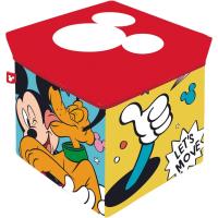 Caja Organizadora con Tapa, Cubo de Tela Guardatodo para Ropa, Libros, Juguetes, Pelotas, y Asiento Infantil para Sentarse 30 x 30 x 30 cm - details 2