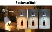 Lámpara de botella inalámbrica, lámpara LED portátil inalámbrica para botella con 3 modos de atenuación de luz, cabezal de luz recargable para botella de vino, lámpara de mesa táctil para dormitorio, regalos de cumpleaños y Navidad - details 2