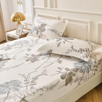 Juego De Sábanas Y Fundas Para Almohada Aloe Vera De Algodón Y Poliéster 3 Piezas Estilo Ins Sencillo Y Universal Para Cuatro Estaciones Tamaño 120/150/180cm - details 2