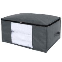 Storage bag for sheets, duvets, clothes 60x43x35 cm Grey 1-pack - details 4