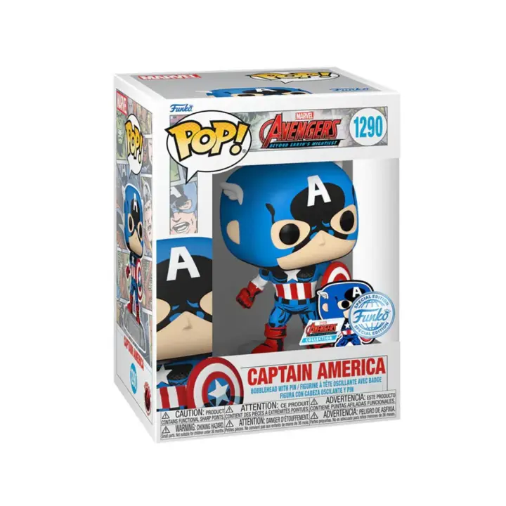 Funko POP Marvel Los Vengadores Avengers Captain America Exclusive - 1