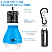 Interno de camping portáthil with Pilas, Luz LED para tiendas de campaña - Ideal para Exterior, Emergencias, senderismo, Pesca y acampada - details 1