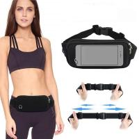 Bolsa De Cintura Deportiva Unisex Negro Para Correr Y Gimnasio Con Mochila De Mano Portátil Para Teléfono Accesorios De Moda - details 3