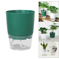Macetas Autoabastecimiento Self Watering Para Plantas Hidroponía Flowerpot De Suculentas Y Violeta Africana Plástico Para Escritorio - details 8
