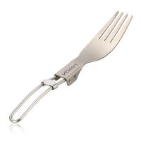 Lixada Cuchara De Titanio Plegable Ultraligera Para Exteriores Y Camping Utensilios De Mesa Portátiles Para Comida Y Frutas - details 12