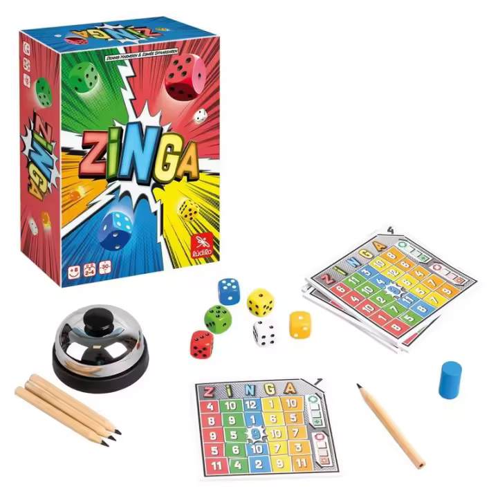 Juego de mesa infantil Zinga de 2 a 4 jugadores Ludilo - A partir de 8 años - 1