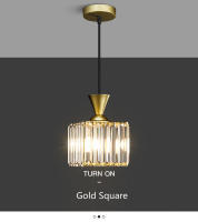 Lámpara Colgante De Cristal Moderno Nórdico En Oro Iluminación Pendente Para Dormitorio Sala De Estar Restaurante Tienda Bar Decoración - details 9