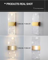 Lámpara De Pared LED De Acrílico Original Diseño Nórdico 6W Sconce Para Balcón Pasillo Lámparas De Noche Para Dormitorio Decoración De Hogar Color Negro Oro Plateado - details 4