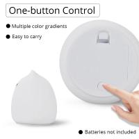 Luz De Noche Táctil Gato Colorido De Silicona Luz LED Cartoon Lámpara De Mesa Decorativa Para Dormitorio Iluminación Alrededor Del Cama - details 5