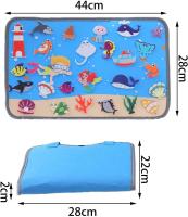 Juego De Juguetes Montessori De Tela Con Tema De Espacio Exterior Y Granja Kit De Juego Interactivo Para Niños Edad Prescolar Aprendizaje Temprano - details 9