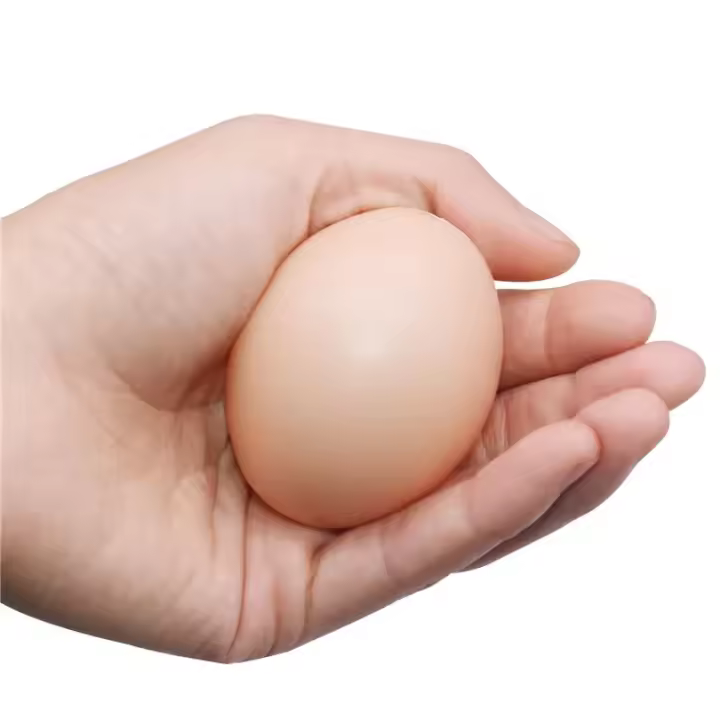 30 Pcs Juguetes De Huevos De Ponedora Serie Aves Domésticas Plásticos Falsos Para Niños Accesorios De Jaulas De Animales De Granja Pintura DIY - 1