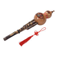 Flauta De Bambú Negro Hecha a Mano En China Hulusi Gourd Cucurbit Para Principiantes Y Amantes De La Música Con Estuche Clave De C - details 5
