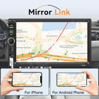 Ahoudy 7" Radio De Coche 1 Din Multimedial MP5 Soporta TF USB AUX Pantalla Táctil Bluetooth Universal Para Todas Las Marcas De Vehículos - details 1