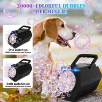 Máquina De Burbujas Automática Upgrade 50000+ Burbujas Por Minuto Operada Por Enchufe O Baterías Portátil Para Niños De 3 a 12 Años - details 6