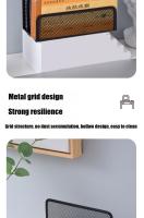 Estante De Escritorio Tridimensional De Metal Para Oficina Y Escuela Soporte De Cuaderno De Negocios Organizador De Archivos Durable Y Versátil Tamaño Compacto 17.5X13X9CM - details 7
