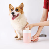 Copa De Limpieza Automática Para Pies De Perro De Silicona Suave Portátil Limpiador Rápido Para Exterior Y Domicilio - details 0