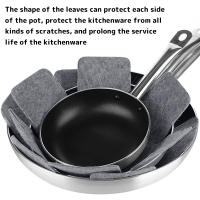 12Pcs Protegedores De Ollas Y Sartenes Divisores De Tamaños No Uniformes Para Cocina Protector De Cocinas Separadores De Utensilios De Cocina - details 3