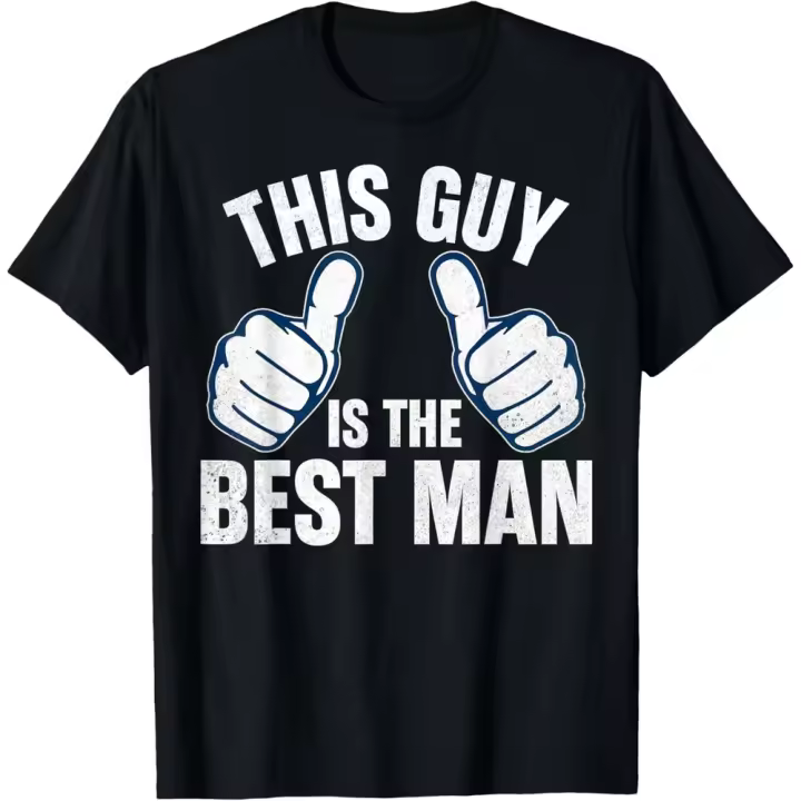 Camiseta de Manga Corta, 100% Algodón, Ropa Unisex para Hombres y Mujeres en 5 Tallas, Camiseta Negra, Cuello redondo con estampado. - 1