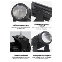 Faros LED Para Motocicleta Luces De Spot Super Brillantes Para Conducción Cercana Y Lejana Doble Color Accesorios De Modificación De Motocicleta - details 6