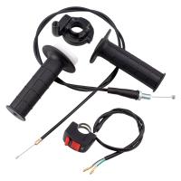 Juego De Manillar Y Cable De Acelerador Para Bicicleta Mini 50cc 150cc 250cc Instalación Fácil Reemplazo Profesional Duradero Con Interruptor off on 7/8"/22mm Barra - details 5