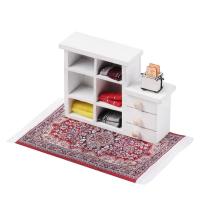 Carpetilla De Muñeca a Escala 1:12 Estilo Turco Miniatura Tejida Alfombra Decorativa Para Casa De Juguetes Accesorios De Muñecas Tamaño 10x17cm 10x15cm - details 14