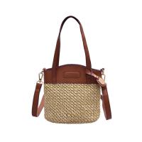 Bolso De Hombro Para Mujer Vintage Hecho a Mano Estilo Playa Con Correa Cruzada Y Patchwork Material PU Bolso De Mano De Diseñador - details 4
