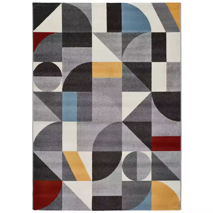 ATTICGO Alfombra de Interior Estilo Geométrico en Multicolor - Delta 12187 | 133X190, 160X230 cm - 1