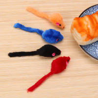 Juguetes Para Gatos 10/20 Piezas Ratones Falsos Con Cola Larga De Pelo De Conejo Suave Y Sonido Rascador Para Gatos Tamaño 10x3x2.5cm - details 2