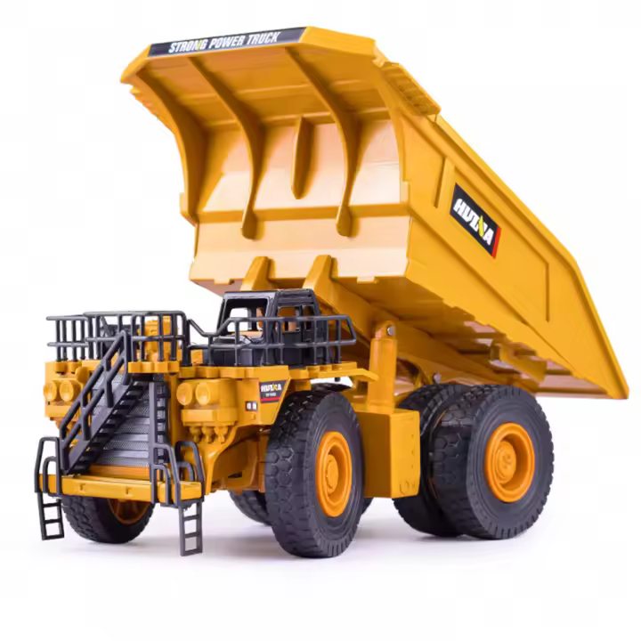 Huina Modelo De Camión Miniatura 1/40 En Metal Para Niños Juguetes De Colectión De Vehículos De Ingeniería Diecast Regalo Para Niños - 1