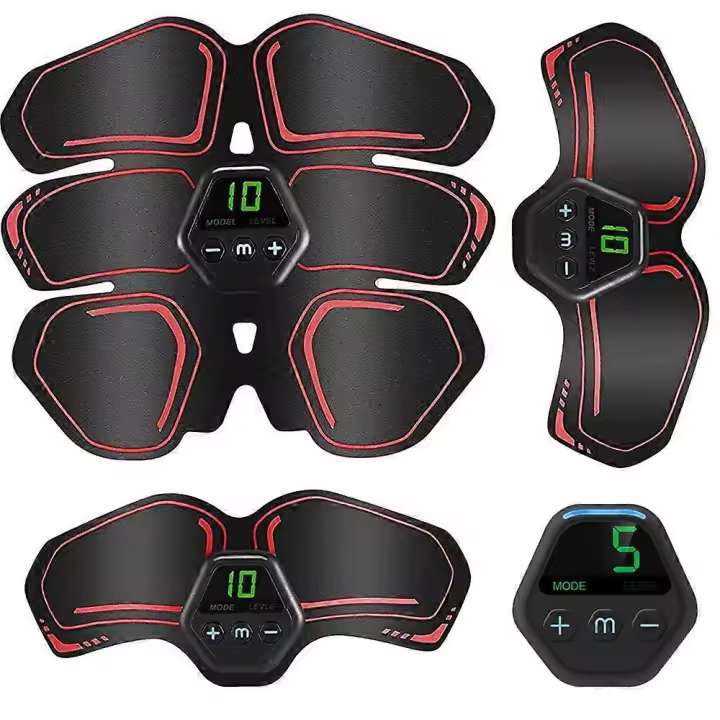 PIAO Muscle Toner Abdominal Toning Belt ABS Toner Body Muscle Trainer Wireless Portable Unisex Fitness Training Gear for Abdomen/Arm/Leg Training Home - 1