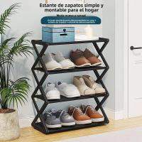 Estante De Zapatos Para Entrada De Casa Organizador De Zapatos Ligero De PP Y No Tejido Para Armario Almacenamiento De Zapatos - details 4