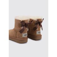 UGG MINI BAILEY BOW II Botas Planas Bebé - niña (hasta la talla 30) Cuero - details 2