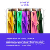 Nyana Home Perchero Burro Premium Rack 1 Stand Medidas 148x110x41cm - details 0