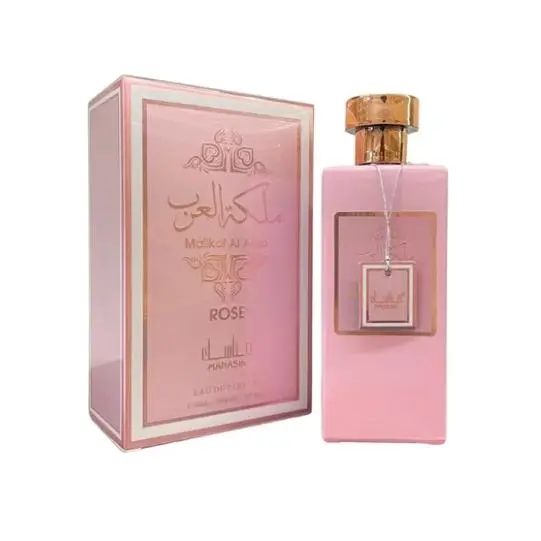 Eau de Parfum ARABE MANASIK MALIKAT AL ARAB ROSE EDP 100 ML - Fragancia Femenina Exclusiva - - MARCA MANASIK - 1