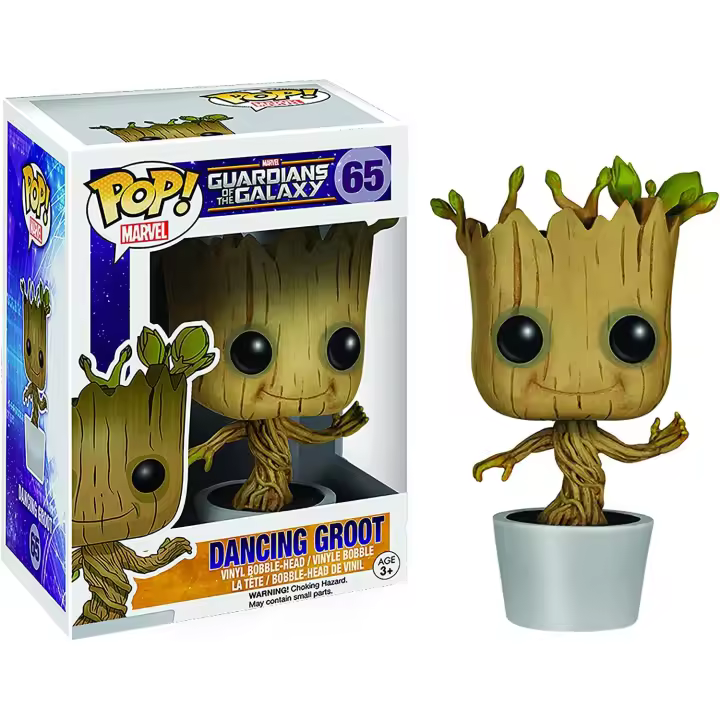Funko POP! Dancing Groot Guardianes de la Galaxia Marvel Disney Superhéroes Regalos Coleccionismo Figuras Coleccionables - 1