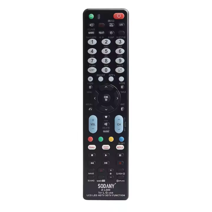Mando a Distancia para TV SANDA Específico Philips Panasonic Samsung LG 4K UHD HDR Smart TV con Netflix - 1