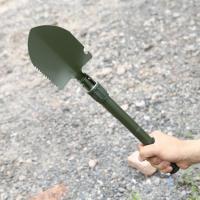 Shovel Plegable Portátil De Acero Inoxidable Para Camping Y Sobrevivencia Herramientas De Exterior 4 En 1 Mini Afilador Shovel - details 13