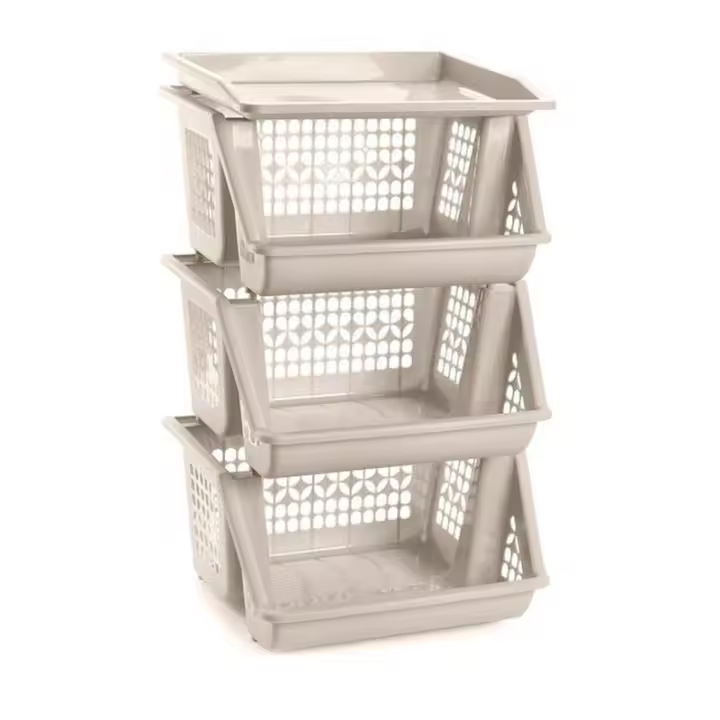 3 Alturas, Estrecho, Estantería para Cocina y baño, Ahorra Espacio, para Espacios reducidos, Cocina, Oficina, baño, Fácil Montaje - 1