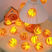 Cadena De Luces LED De Baloncesto Para Navidad Decoración De Jardín Y Fiesta De Año Nuevo Lámpara De Ambiente Para Habitación Color Calido Tamaño 1.5m10led 3m20led 6m40led - details 9