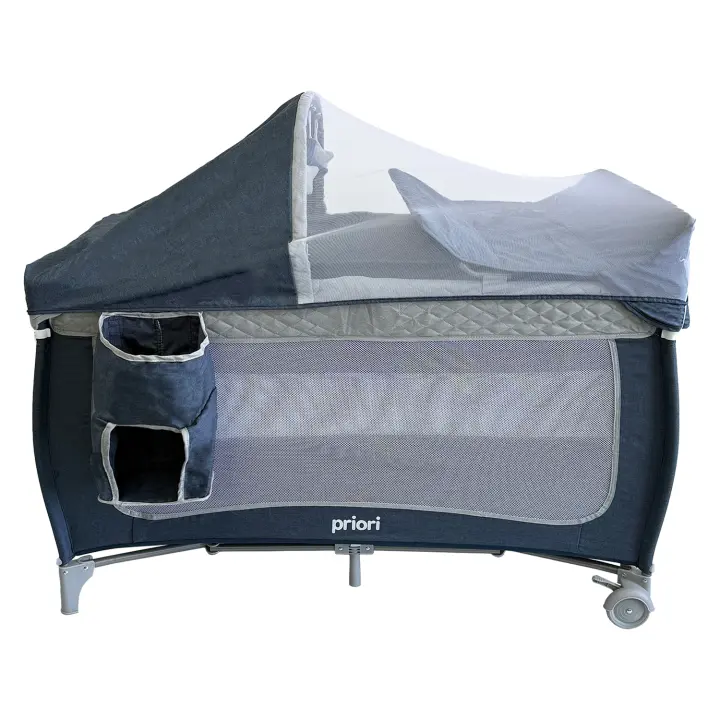 Cuna de viaje  ZUS para bebe, Gris, Priori - 1