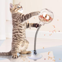 Juguete De Bola Para Gatos Dispensador De Alimentos Para Interiores Con Tratamientos De Primavera Juguete Divertido Para Mascotas - details 2