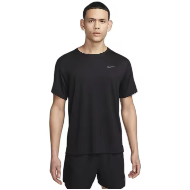 Camiseta de Manga Corta Nike Dri-Fit Uv Miler para hombre en color negro - 1