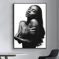 Pegatina De Pared Vintage De La Cantante S-Sade Adu Para Decoración De Sala De Estar Bar Moderno Estilo Retro Y Nostálgico Impresión Digital HD Sin Marco - details 0
