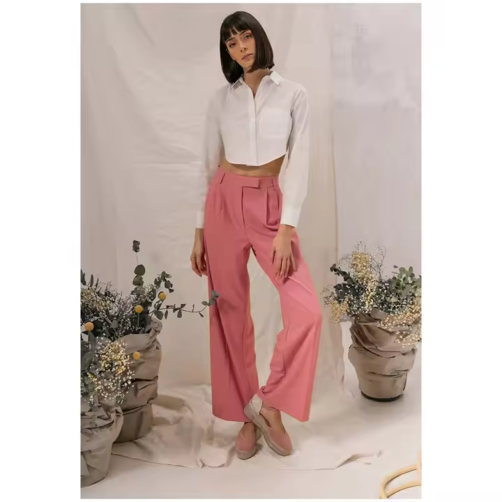 Sandalia Cuña marca Macarena modelo Java22 para mujer en color rosa - 1
