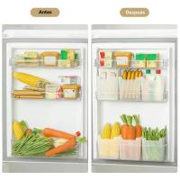 Caja De Almacenamiento Para Alimentos De Nevera Organizador De Cocina Para Frutas Verduras Especias Contenedor Para La Puerta Lateral De La Nevera - details 2