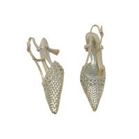 Eva Zorteon-Sandalias de tacón (6cm)  caladas con puntera , Marca Tulipano. - details 16