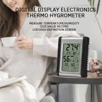 Medidor De Temperatura Y Humedad Digital De Alta Precisión Pantalla Táctil Para El Hogar Medidor Electrónico De Climatizador - details 0