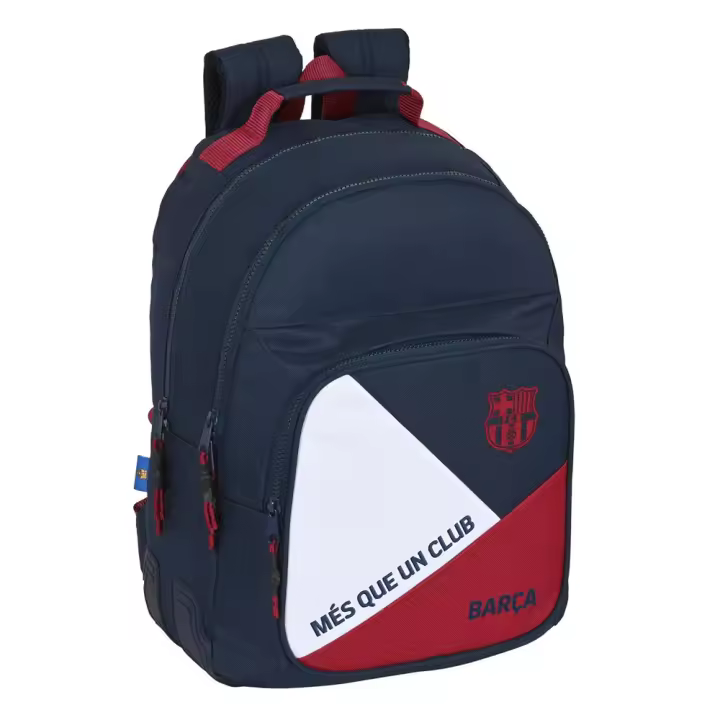Mochila Doble FC Barcelona Corporativa Adaptable a Carro (Safta 612225773) - 1